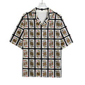 Four Kings Playing Cards Pattern Print Rayon Hawaiian Shirt