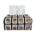 Four Kings Playing Cards Pattern Print Rectangle Tissue Box Cover