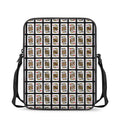 Four Kings Playing Cards Pattern Print Rectangular Crossbody Bag