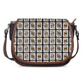 Four Kings Playing Cards Pattern Print Saddle Bag