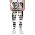 Four Kings Playing Cards Pattern Print Joggers