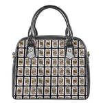 Four Kings Playing Cards Pattern Print Shoulder Handbag
