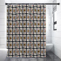 Four Kings Playing Cards Pattern Print Shower Curtain