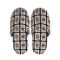 Four Kings Playing Cards Pattern Print Slippers