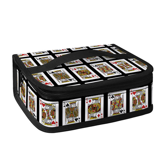 Four Kings Playing Cards Pattern Print Small Lunch Bag