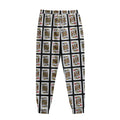 Four Kings Playing Cards Pattern Print Sweatpants