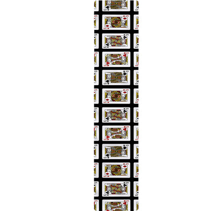 Four Kings Playing Cards Pattern Print Table Runner