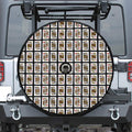 Four Kings Playing Cards Pattern Print Tire Cover With Camera Hole