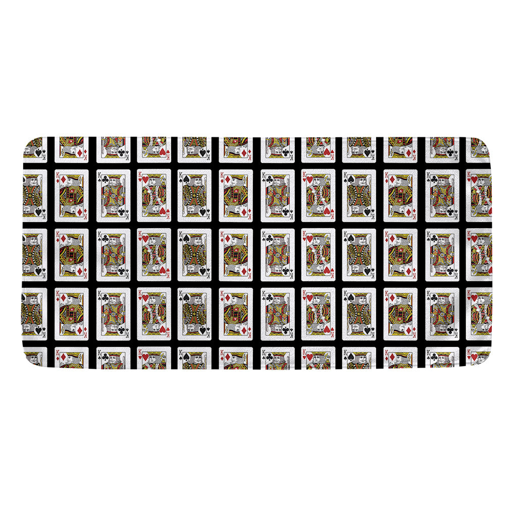Four Kings Playing Cards Pattern Print Towel