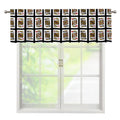 Four Kings Playing Cards Pattern Print Window Valance