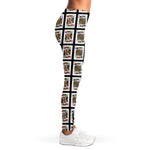Four Kings Playing Cards Pattern Print Women's Leggings