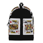 Four Kings Playing Cards Print Backpack