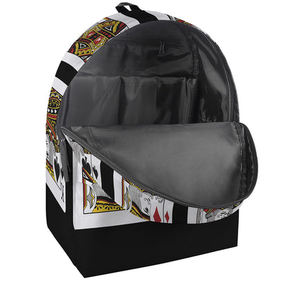 Four Kings Playing Cards Print Backpack