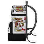 Four Kings Playing Cards Print Backpack