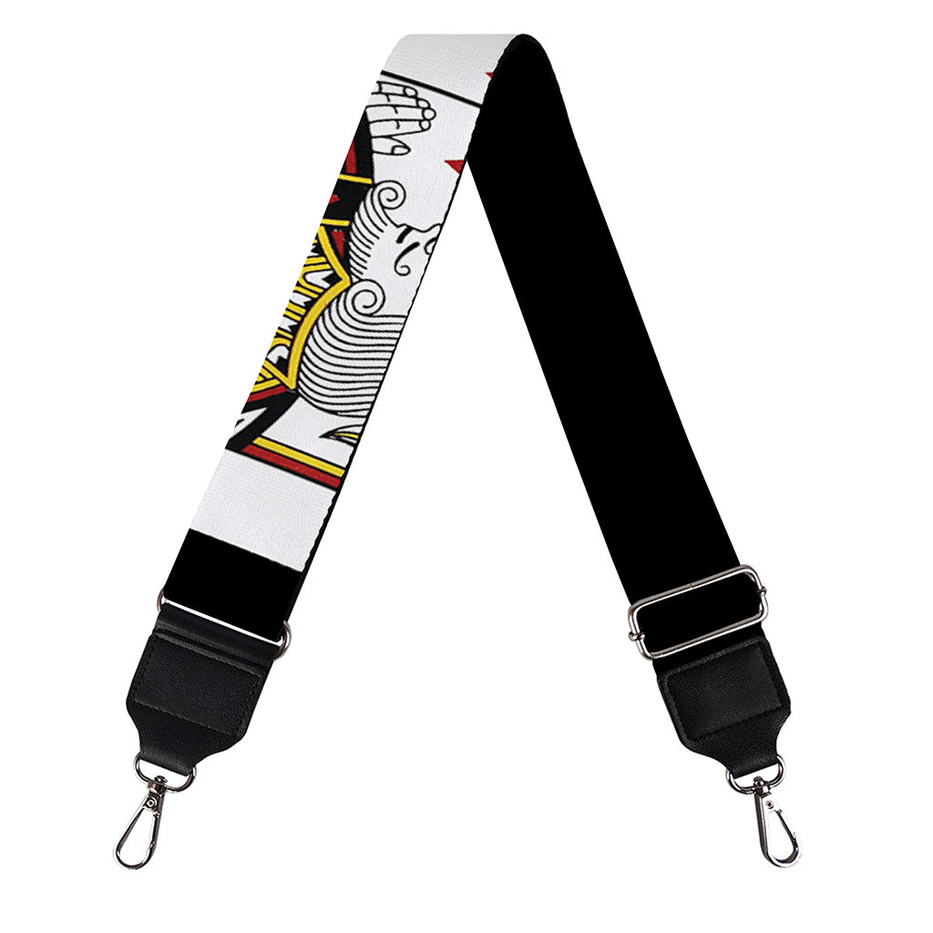 Four Kings Playing Cards Print Bag Strap