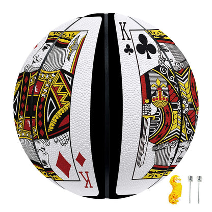 Four Kings Playing Cards Print Basketball