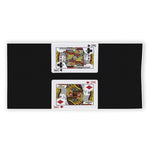 Four Kings Playing Cards Print Beach Towel
