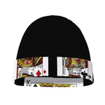 Four Kings Playing Cards Print Beanie