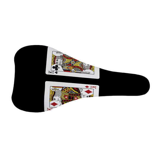 Four Kings Playing Cards Print Bicycle Seat Cover