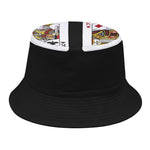 Four Kings Playing Cards Print Bucket Hat
