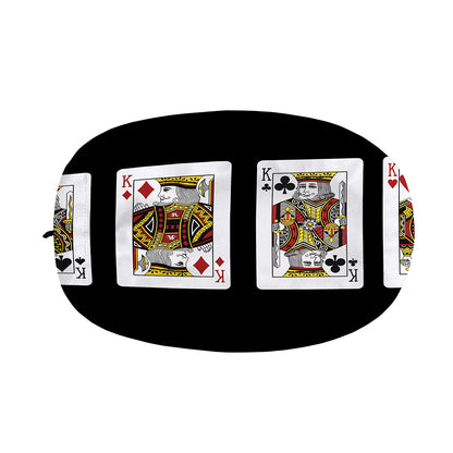 Four Kings Playing Cards Print Car Side Mirror Covers