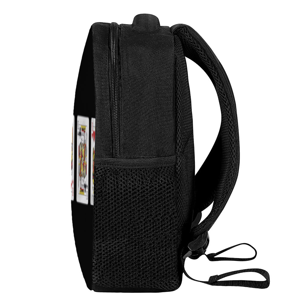 Four Kings Playing Cards Print Casual Backpack