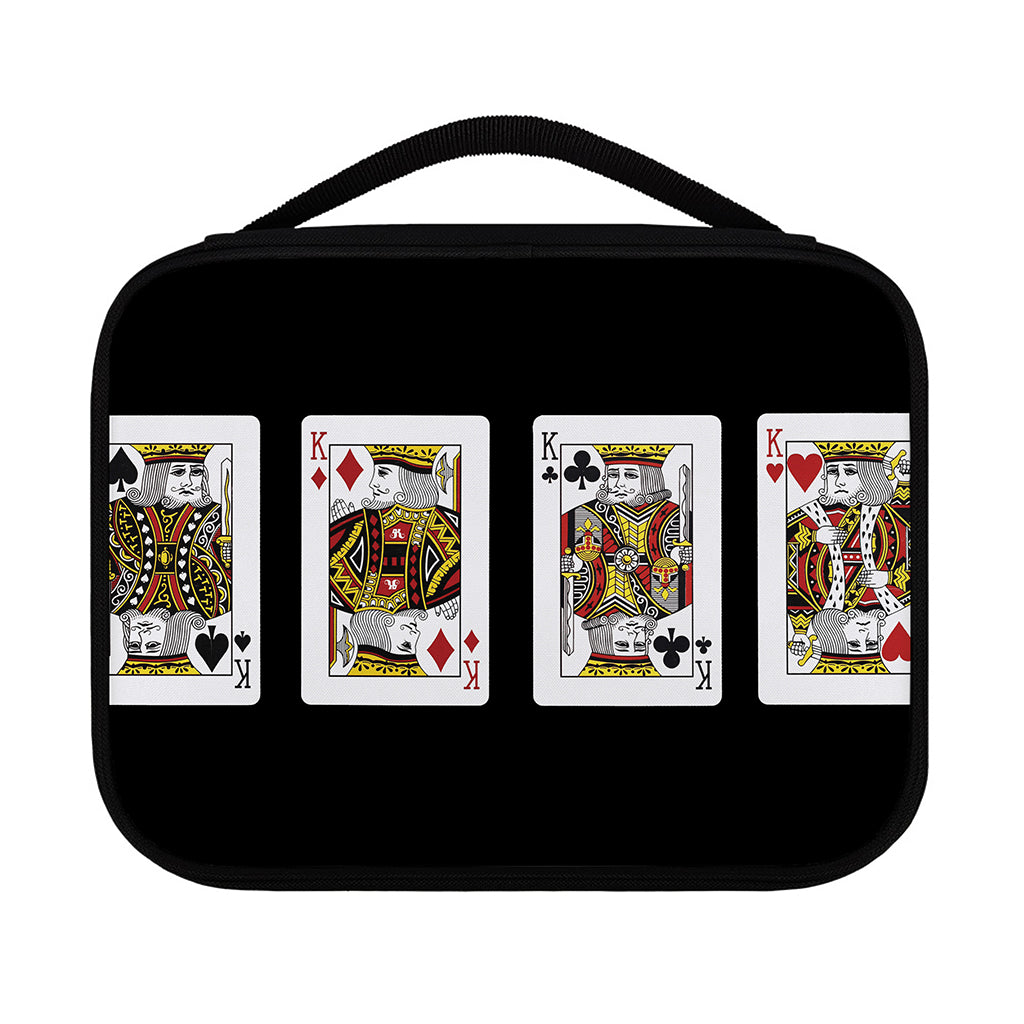 Four Kings Playing Cards Print Classic Bible Case