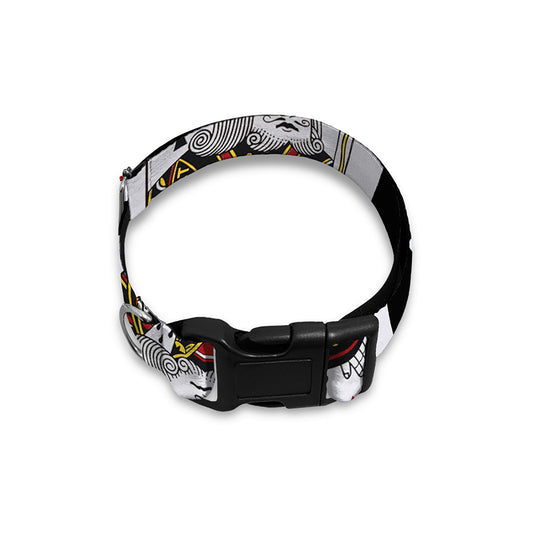 Four Kings Playing Cards Print Dog Collar