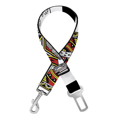 Four Kings Playing Cards Print Dog Seat Belt