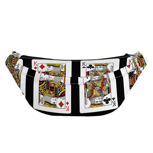 Four Kings Playing Cards Print Fanny Pack