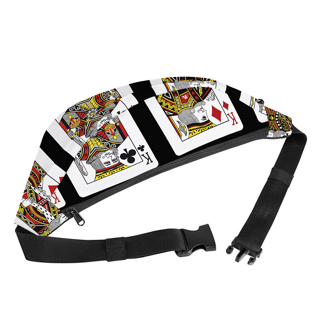 Four Kings Playing Cards Print Fanny Pack