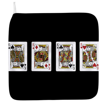 Four Kings Playing Cards Print Hand Towel