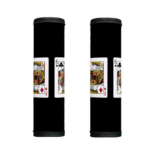Four Kings Playing Cards Print Handle Covers