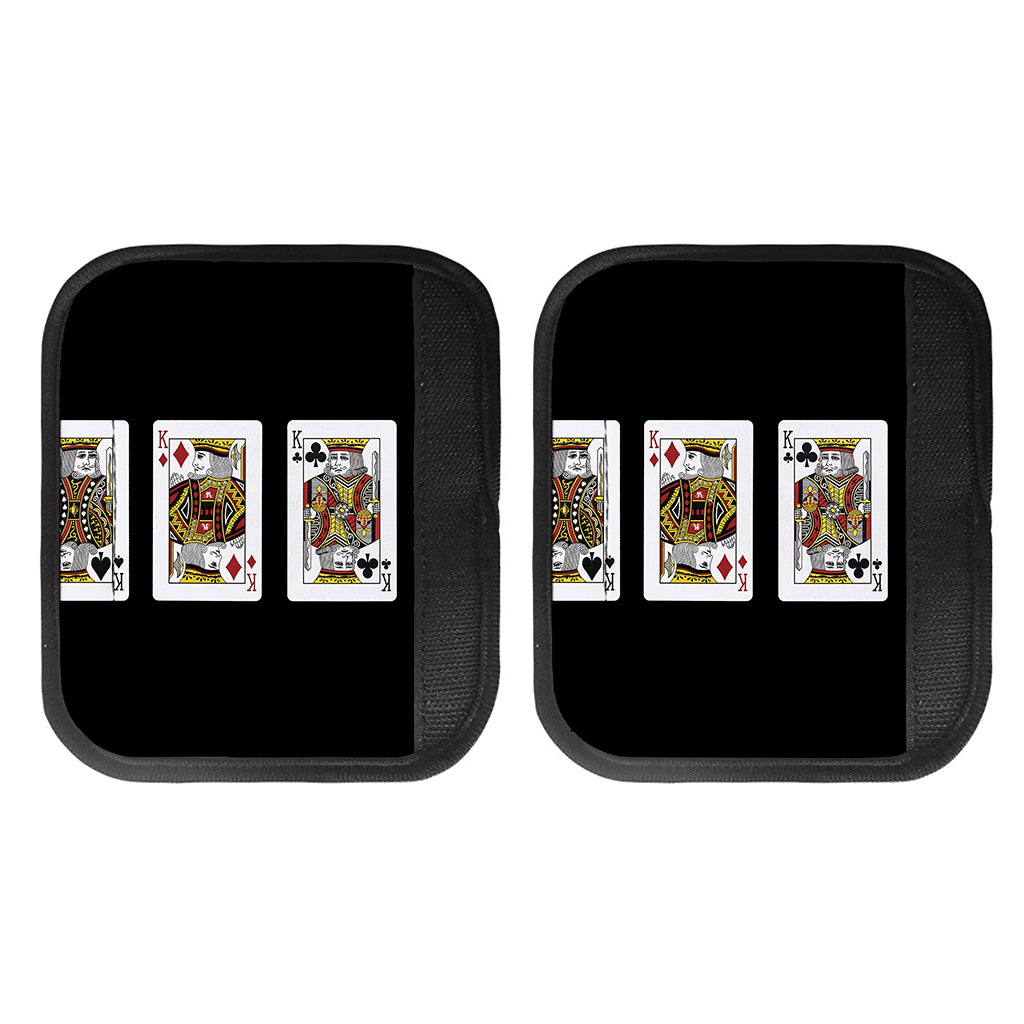Four Kings Playing Cards Print Handle Covers