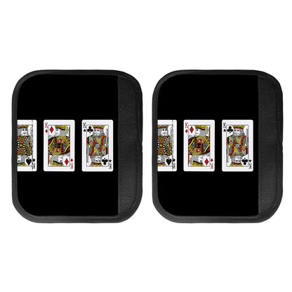 Four Kings Playing Cards Print Handle Covers
