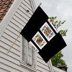 Four Kings Playing Cards Print House Flag