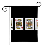 Four Kings Playing Cards Print House Flag