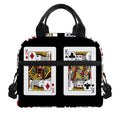 Four Kings Playing Cards Print Insulated Lunch Bag