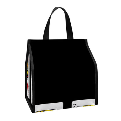 Four Kings Playing Cards Print Insulated Lunch Tote