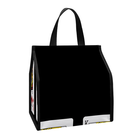 Four Kings Playing Cards Print Insulated Lunch Tote