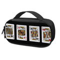 Four Kings Playing Cards Print Portable Cooler Travel Case