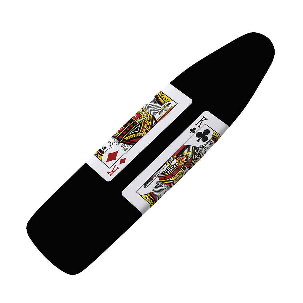 Four Kings Playing Cards Print Ironing Board Cover