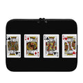 Four Kings Playing Cards Print Laptop Sleeve
