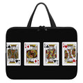 Four Kings Playing Cards Print Laptop Sleeve With Handle