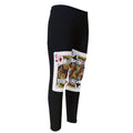 Four Kings Playing Cards Print Men's Compression Pants