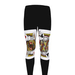 Four Kings Playing Cards Print Men's leggings