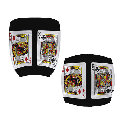 Four Kings Playing Cards Print Office Chair Cover