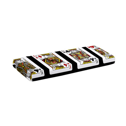 Four Kings Playing Cards Print Piano Keyboard Cover