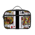 Four Kings Playing Cards Print Portable Lunch Bag