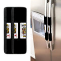 Four Kings Playing Cards Print Refrigerator Handle Covers